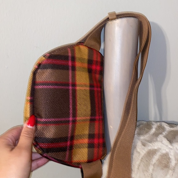 Hershel Supply Co. Chestnut Plaid Belt Bag NWT $50 - Picture 7 of 13